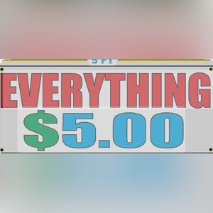 ALL ITEMS $5!!